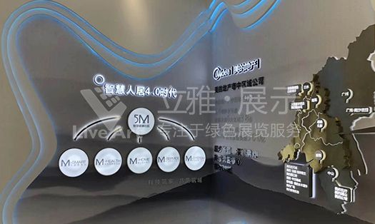 佛山杏坛美的中交瀚城5M展厅设计装修